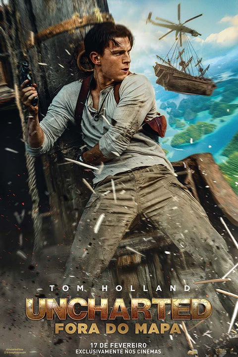 Poster Uncharted - Fora do Mapa - Filmes