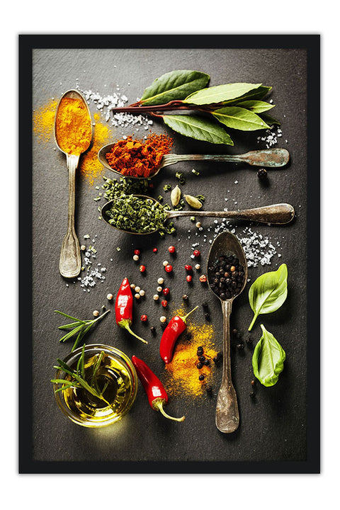 Poster Pimentas e Temperos - Cozinha