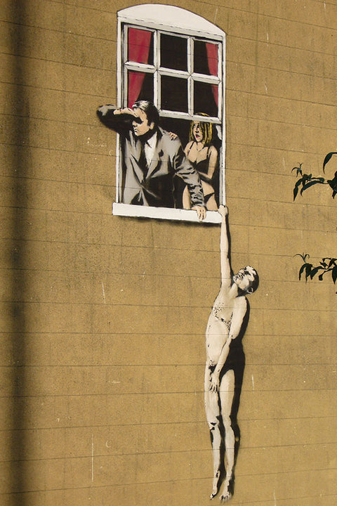 Poster Banksy - Grafite - Street Art