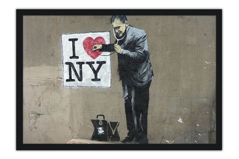 Poster Banksy - Grafite - Street Art