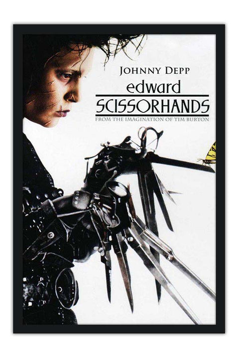 Poster Edward Mãos de Tesoura - Edward Scissorhands - Retrô - Filmes
