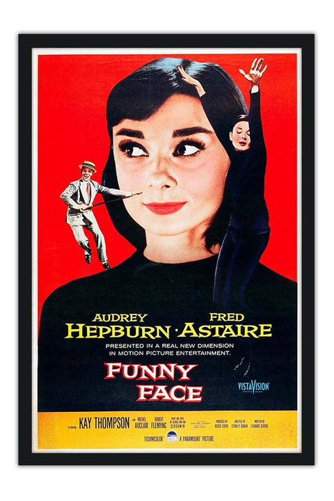 Poster Funny Face - Audrey Hepburn - Vintage - Filmes