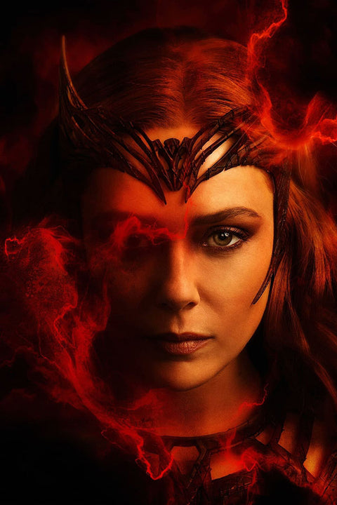 Poster Wanda - Feiticeira Escarlate - Doutor Estranho no Multiverso da Loucura - Marvel - Filmes