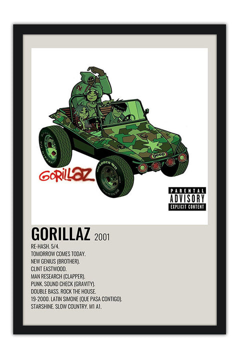 Poster Gorillaz - Bandas de Rock