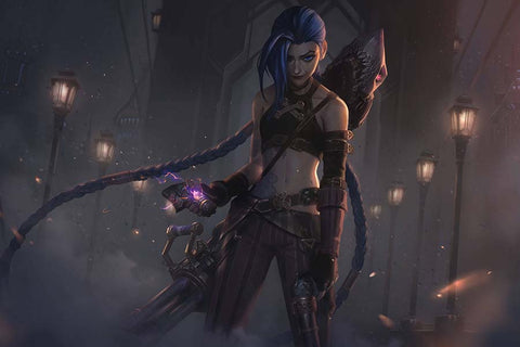 Poster Jinx - Arcane League Of Legends - Games - Séries