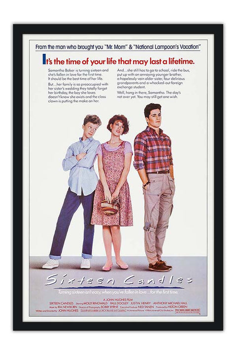 Poster Gatinhas e Gatoes - Sixteen Candles - Retrô - Filmes