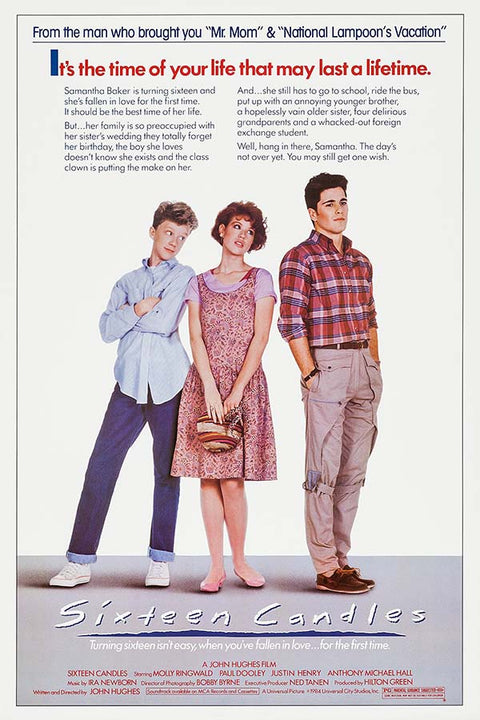Poster Gatinhas e Gatoes - Sixteen Candles - Retrô - Filmes