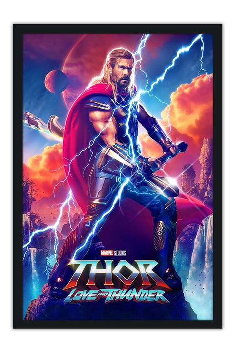 Poster Thor Amor e Trovão - Love And Thunder - Marvel - Filmes