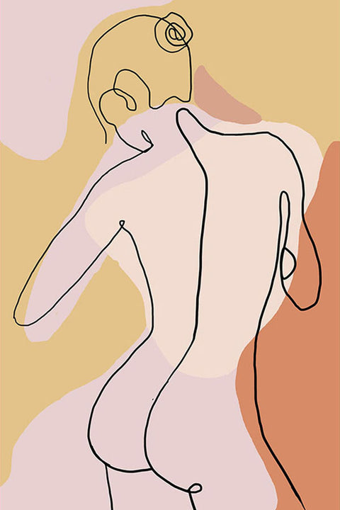 Poster Silhueta Mulher - Arte Decorativa