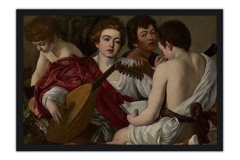 Poster Caravaggio - The Musicians - Obras de Arte
