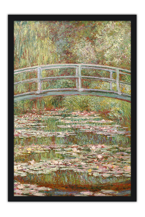 Poster Monet - Bridge Over a Pond of Water Lilies - Obras de Arte