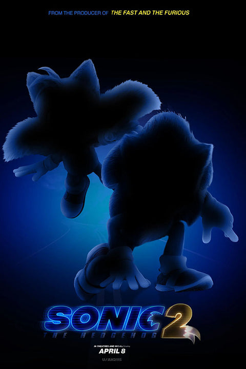 Poster Sonic 2 - Filmes - Infantil