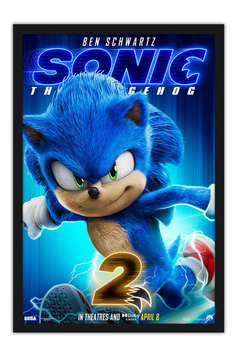 Poster Sonic 2 - Filmes - Infantil