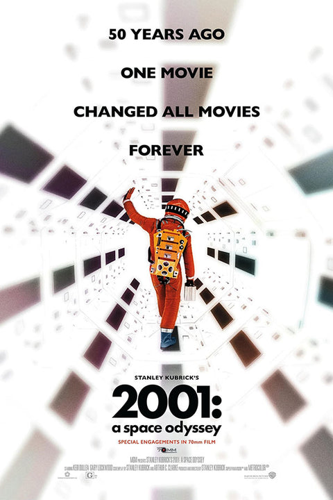 Poster 2001 A Space Odyssey - Uma Odisseia no Espaço - Stanley Kubrick - Filmes