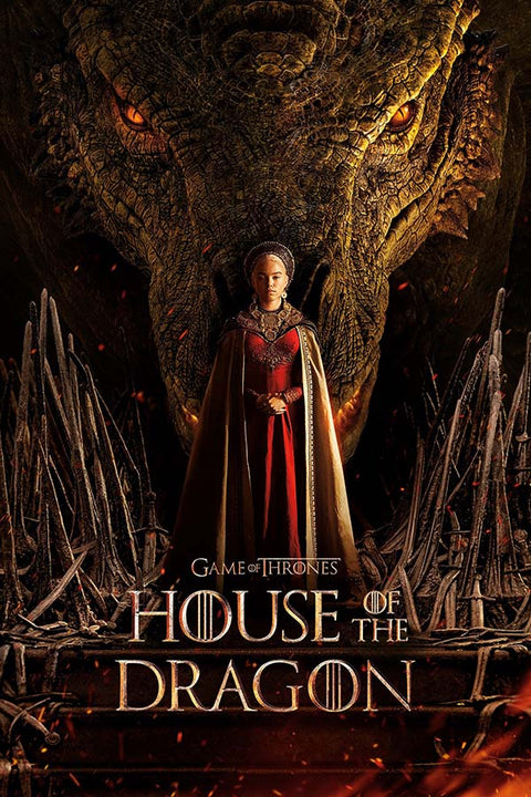 Poster House Of The Dragon - Casa do Dragão - Séries