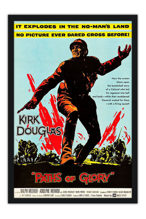 Poster Paths of Glory - Glória Feita de Sangue - Stanley Kubrick - Filmes