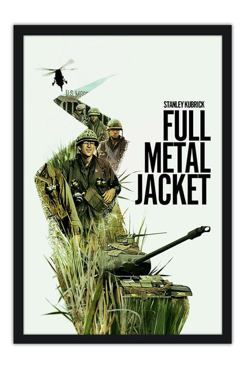 Poster Full Metal Jacket - Nascido para Matar - Stanley Kubrick - Filmes