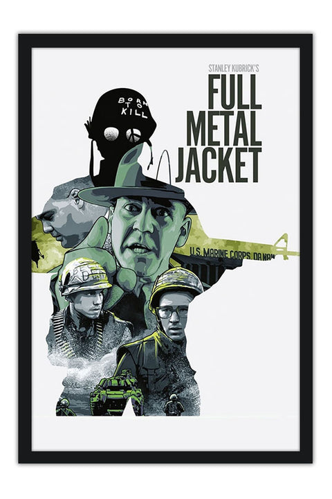 Poster Full Metal Jacket - Nascido para Matar - Stanley Kubrick - Filmes