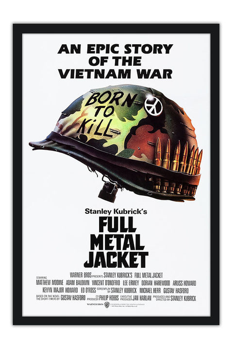 Poster Full Metal Jacket - Nascido para Matar - Stanley Kubrick - Filmes