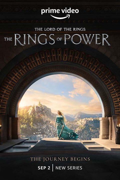 Poster Rings Of Power - Anéis de Poder - Lord Of The Rings - O Senhor dos Anéis - Séries