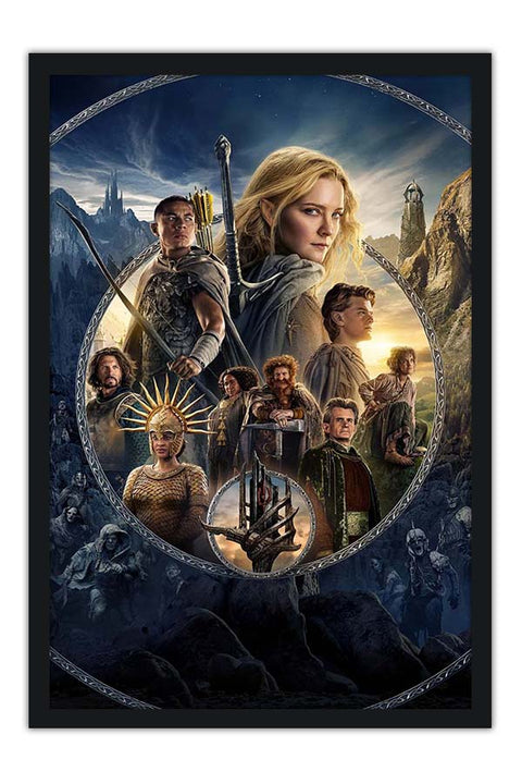 Poster Rings Of Power - Anéis de Poder - Lord Of The Rings - O Senhor dos Anéis - Séries