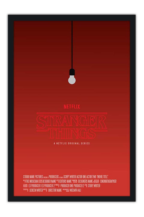 Poster Stranger Things - Conceitual - Séries