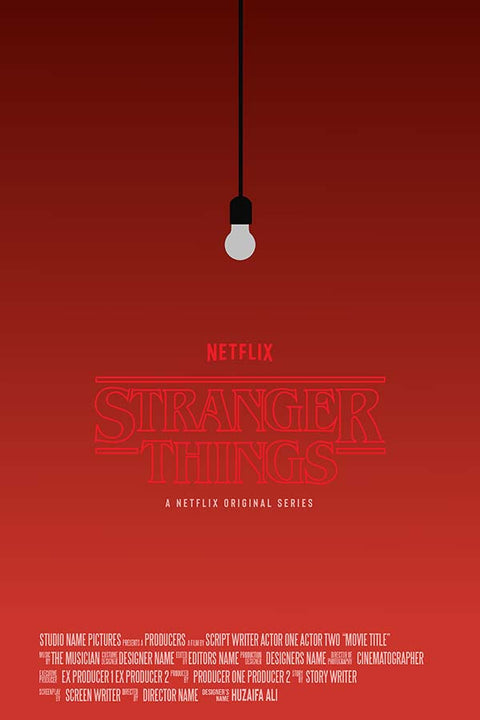 Poster Stranger Things - Conceitual - Séries