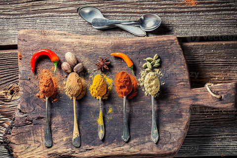 Poster Temperos - Cozinha - Chef - Comida - Culinária