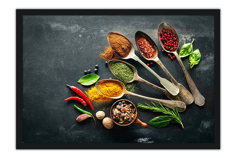 Poster Temperos - Cozinha - Chef - Comida - Culinária