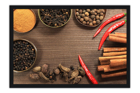 Poster Temperos - Cozinha - Chef - Comida - Culinária
