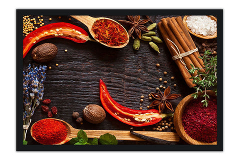 Poster Temperos - Cozinha - Chef - Comida - Culinária