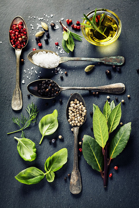 Poster Temperos - Cozinha - Chef - Comida - Culinária