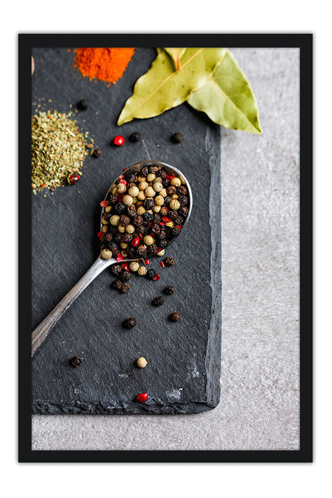 Poster Temperos - Cozinha - Chef - Comida - Culinária