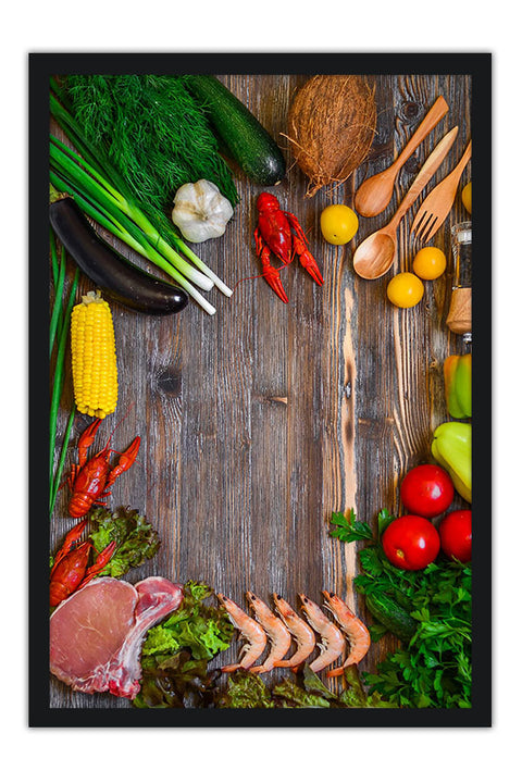 Poster Mise en Place - Temperos - Cozinha - Chef - Comida - Culinária