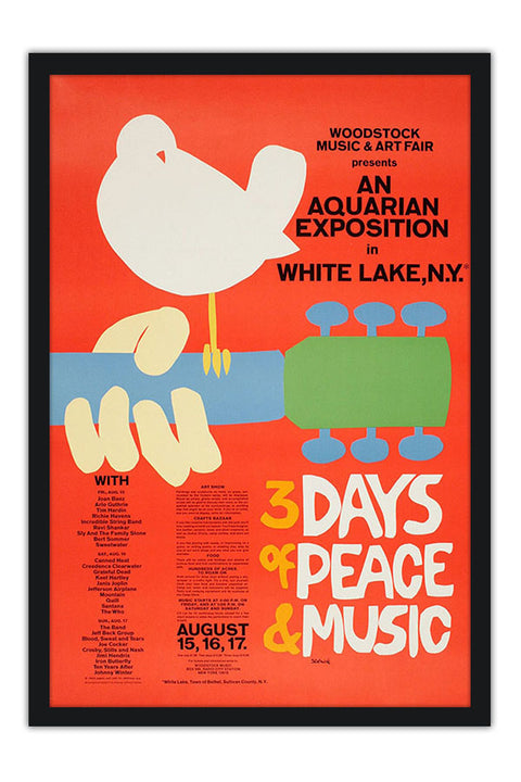 Poster Woodstock - Festival