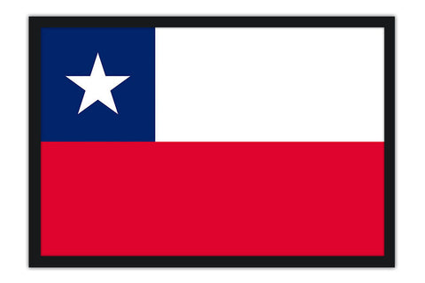 Poster Bandeira do Chile