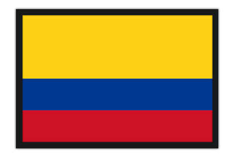 Poster Bandeira da Colombia
