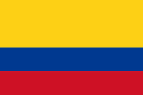 Poster Bandeira da Colombia