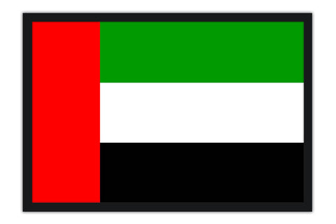 Poster Bandeira dos Emirados Arabes Unidos