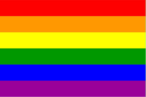 Poster Bandeira Arco Íris - Símbolo LGBT - Gay Pride - Orgulho Gay