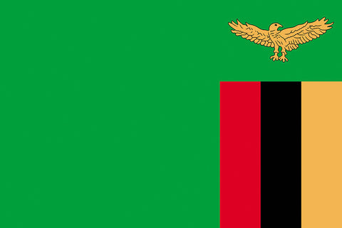 Poster Bandeira da Zâmbia