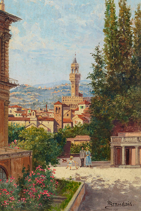 Poster Vista Italiana - Antonietta Brandeis - Obras de Arte - Pôster sem moldura