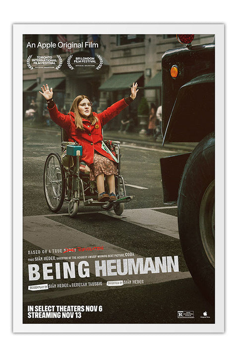 Poster Being Heumann - A Arte de Ser Heumann - Filmes - Moldura branca