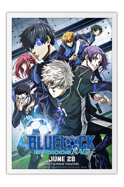 Poster Blue Lock - Personagens - Filmes - Moldura branca
