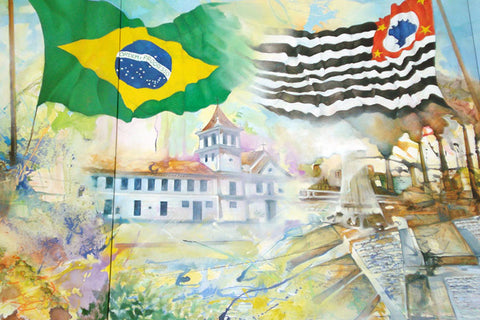 Poster São Paulo - SP - Bandeiras