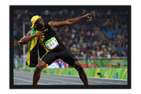Poster Usain Bolt - Velocista - Esportes