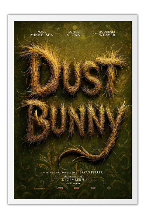 Poster O Monstro do Meu Quarto - Dust Bunny - Terror - Filmes - Moldura branca