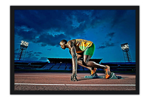 Poster Usain Bolt - Velocista - Esportes