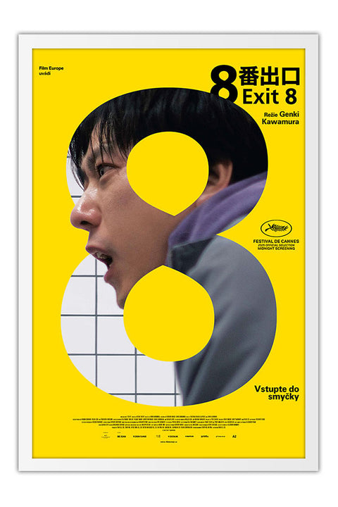Poster Exit 8 - Terror - Filmes - Moldura branca
