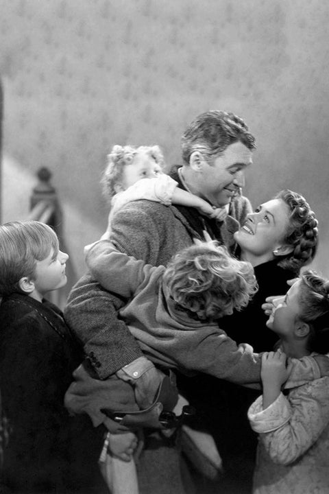 Poster A Felicidade Não se Compra - It’s a Wonderful Life - Vintage - Clássico - Filmes - Pôster sem moldura
